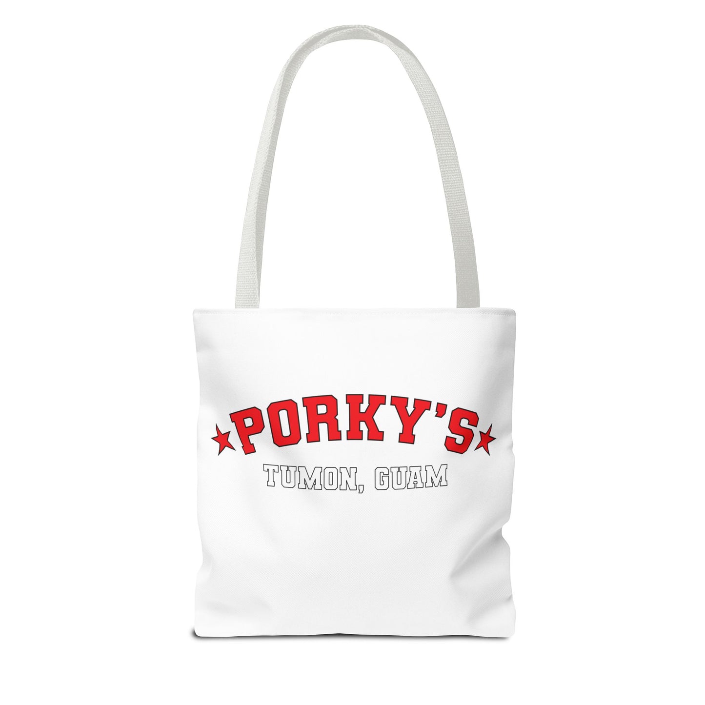 (New Porkys Pin Up) Retro Pin-Up Style Tote Bag - Porky's Tumon, Guam