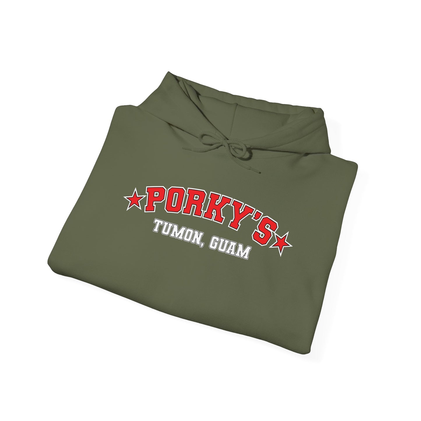 (New Pin UP Girl) Unisex Porky's Hoodie Pullover - Heavy Blend Sweatshirt