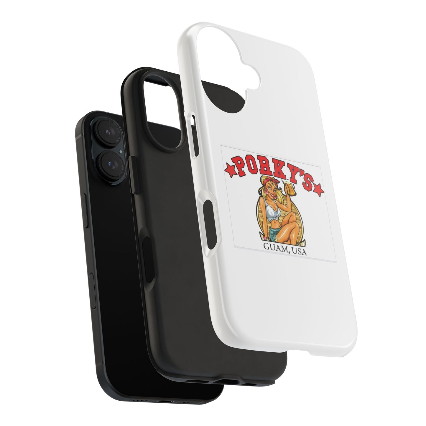 (OG Pin UP Girl) Vintage Style Tough Phone Case - Porky's Guam Design