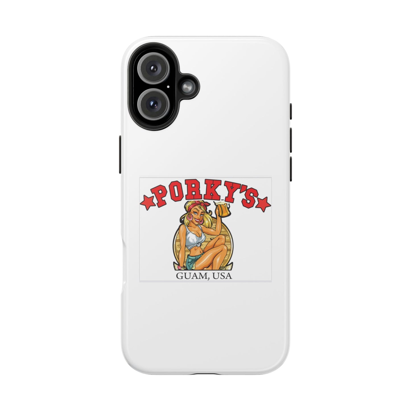 (OG Pin UP Girl) Vintage Style Tough Phone Case - Porky's Guam Design