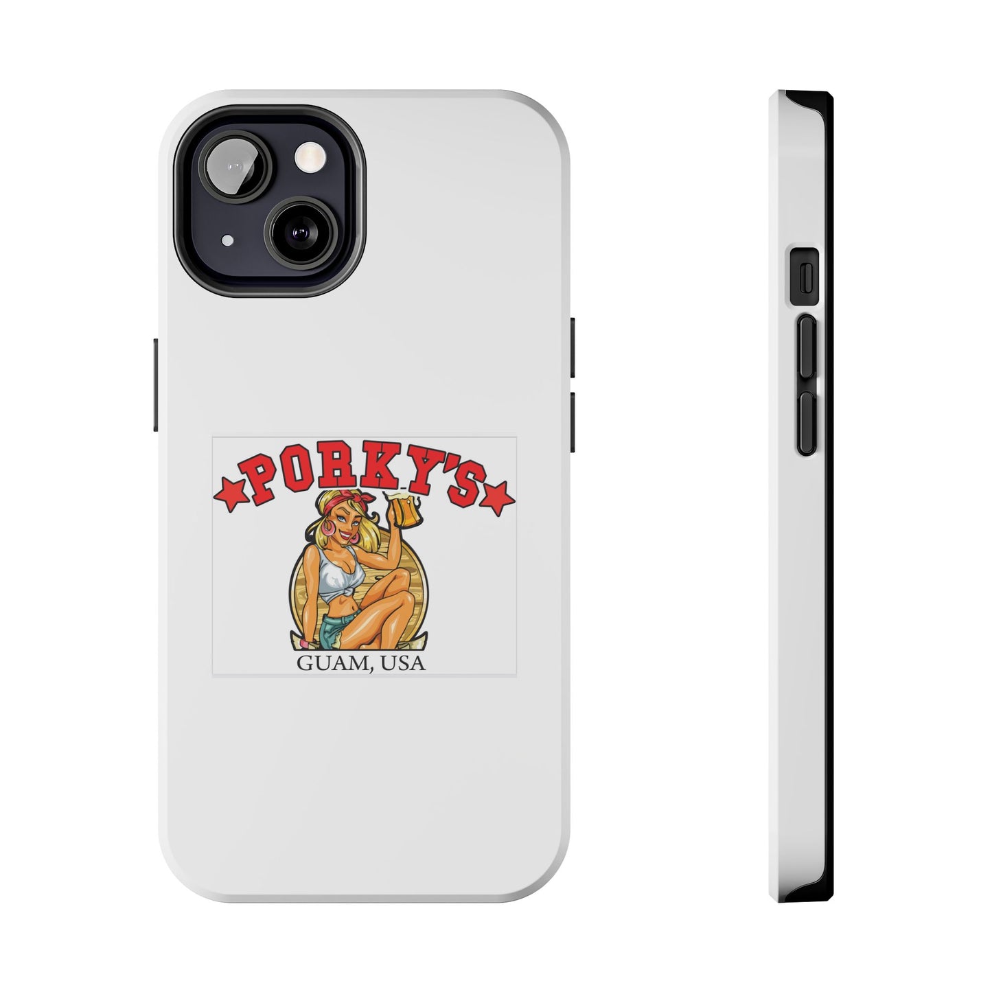 (OG Pin UP Girl) Vintage Style Tough Phone Case - Porky's Guam Design
