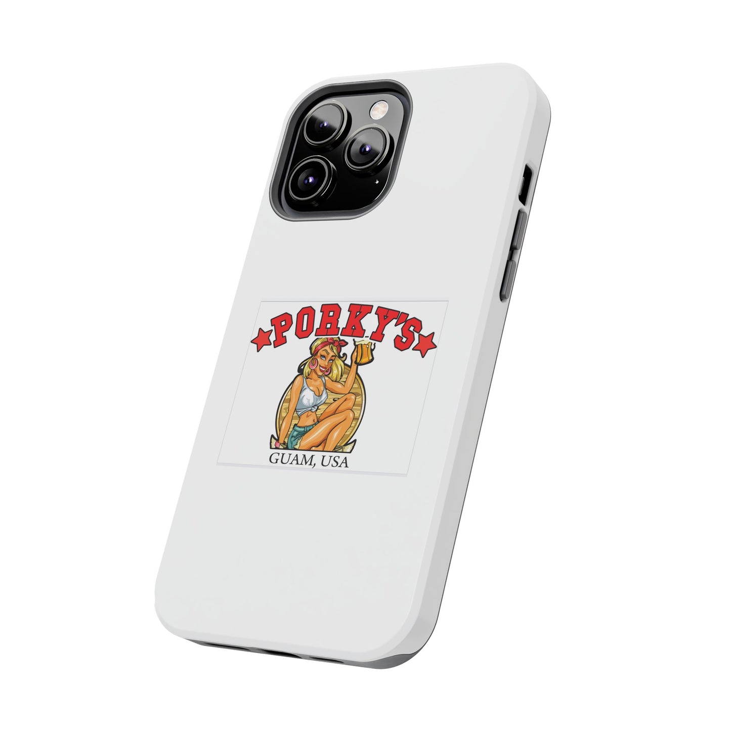 (OG Pin UP Girl) Vintage Style Tough Phone Case - Porky's Guam Design