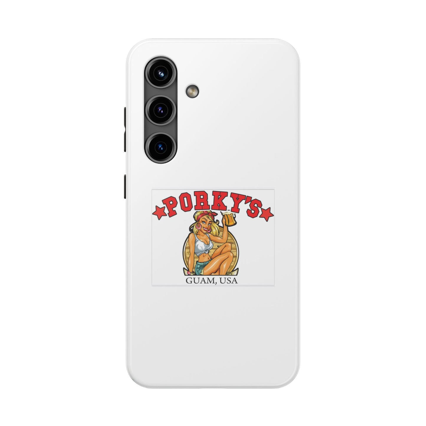(OG Pin UP Girl) Vintage Style Tough Phone Case - Porky's Guam Design
