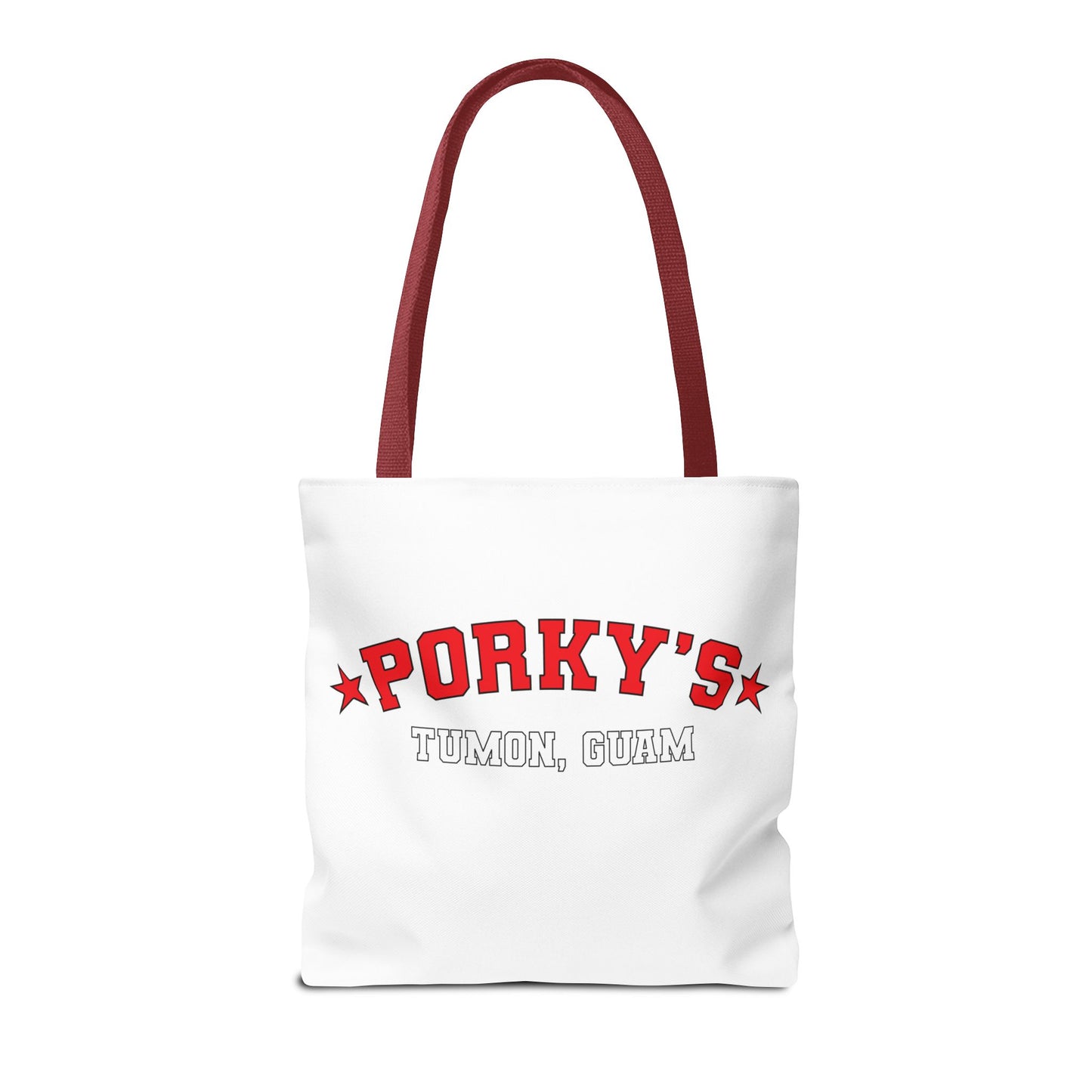 (New Porkys Pin Up) Retro Pin-Up Style Tote Bag - Porky's Tumon, Guam
