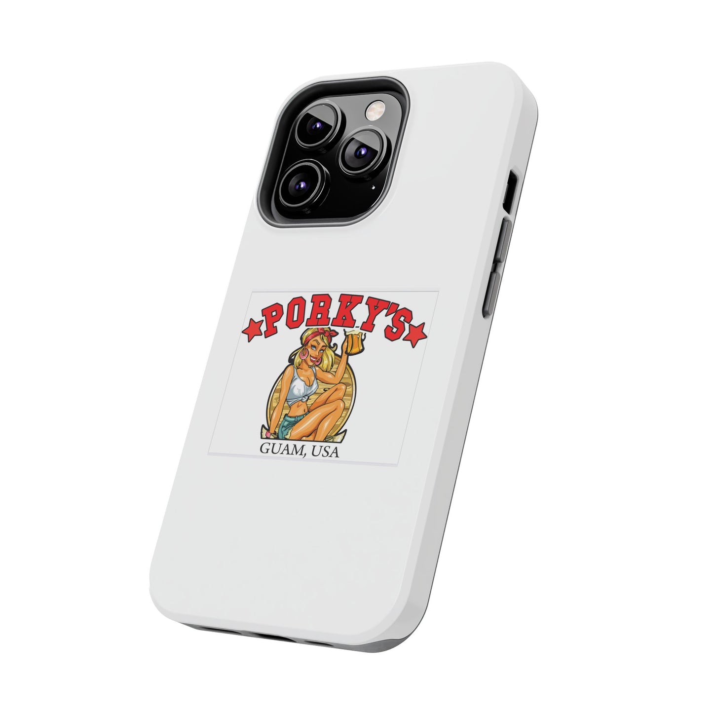 (OG Pin UP Girl) Vintage Style Tough Phone Case - Porky's Guam Design