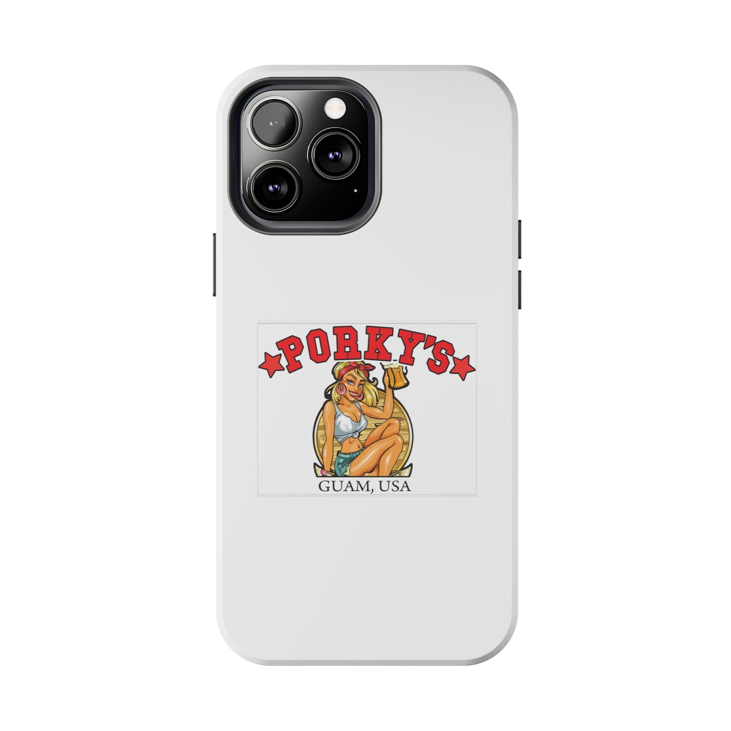 (OG Pin UP Girl) Vintage Style Tough Phone Case - Porky's Guam Design