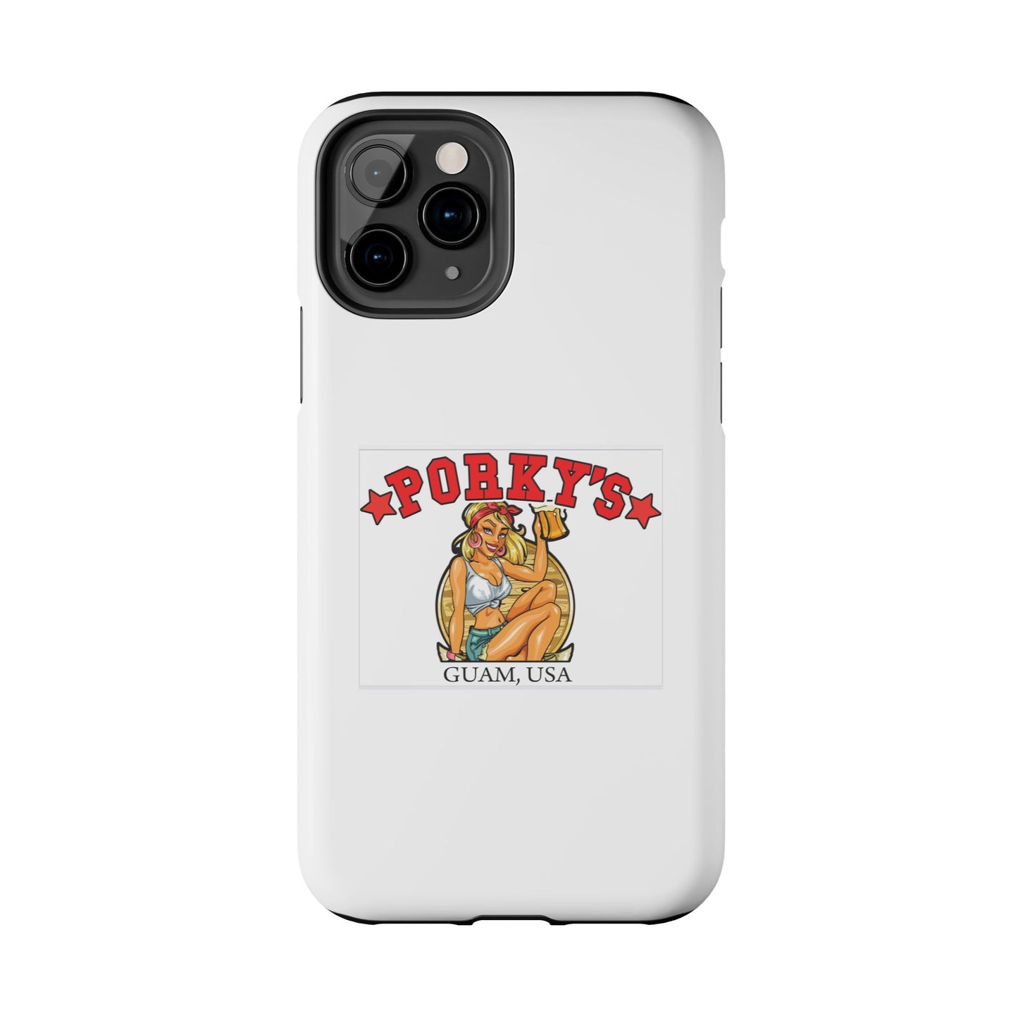 (OG Pin UP Girl) Vintage Style Tough Phone Case - Porky's Guam Design
