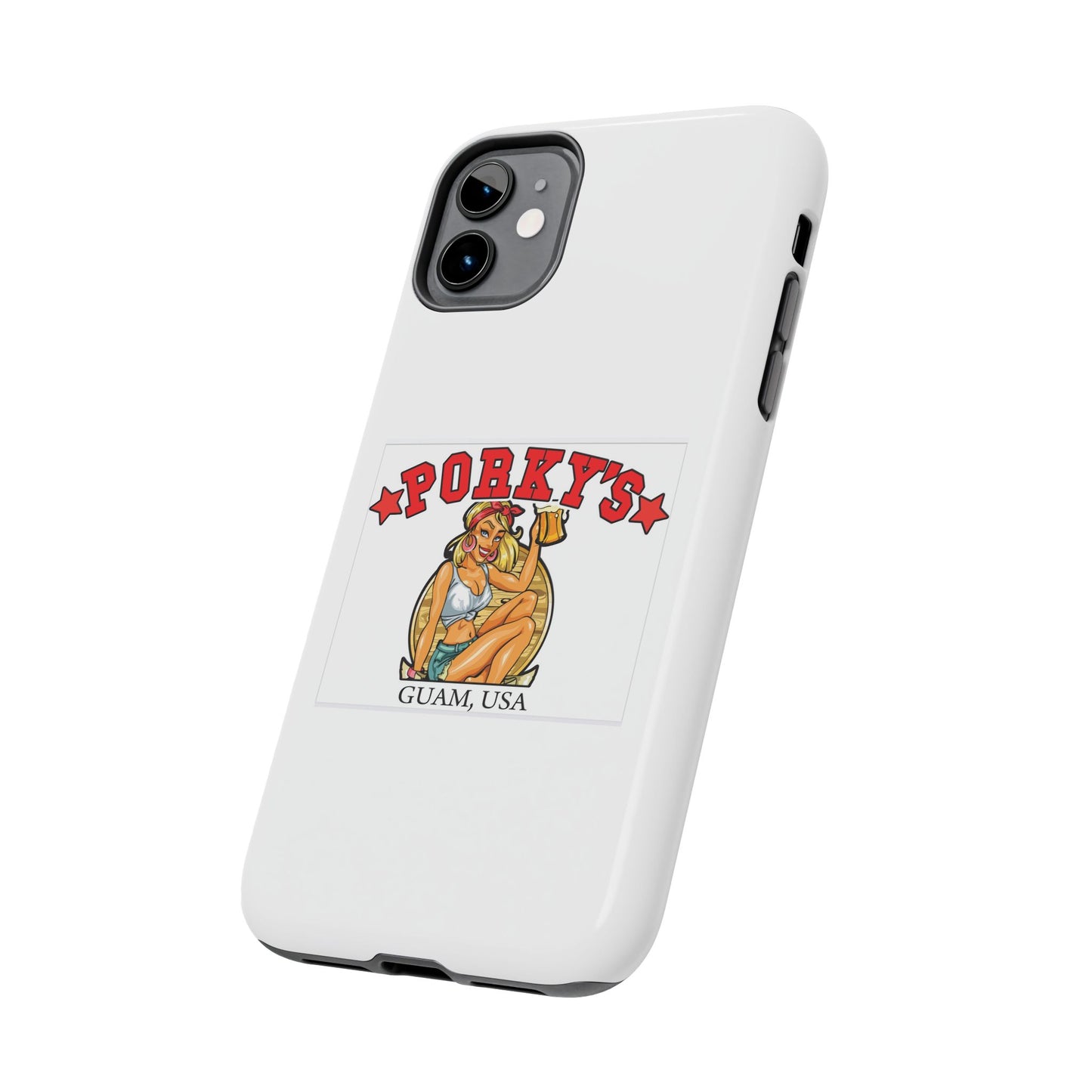(OG Pin UP Girl) Vintage Style Tough Phone Case - Porky's Guam Design