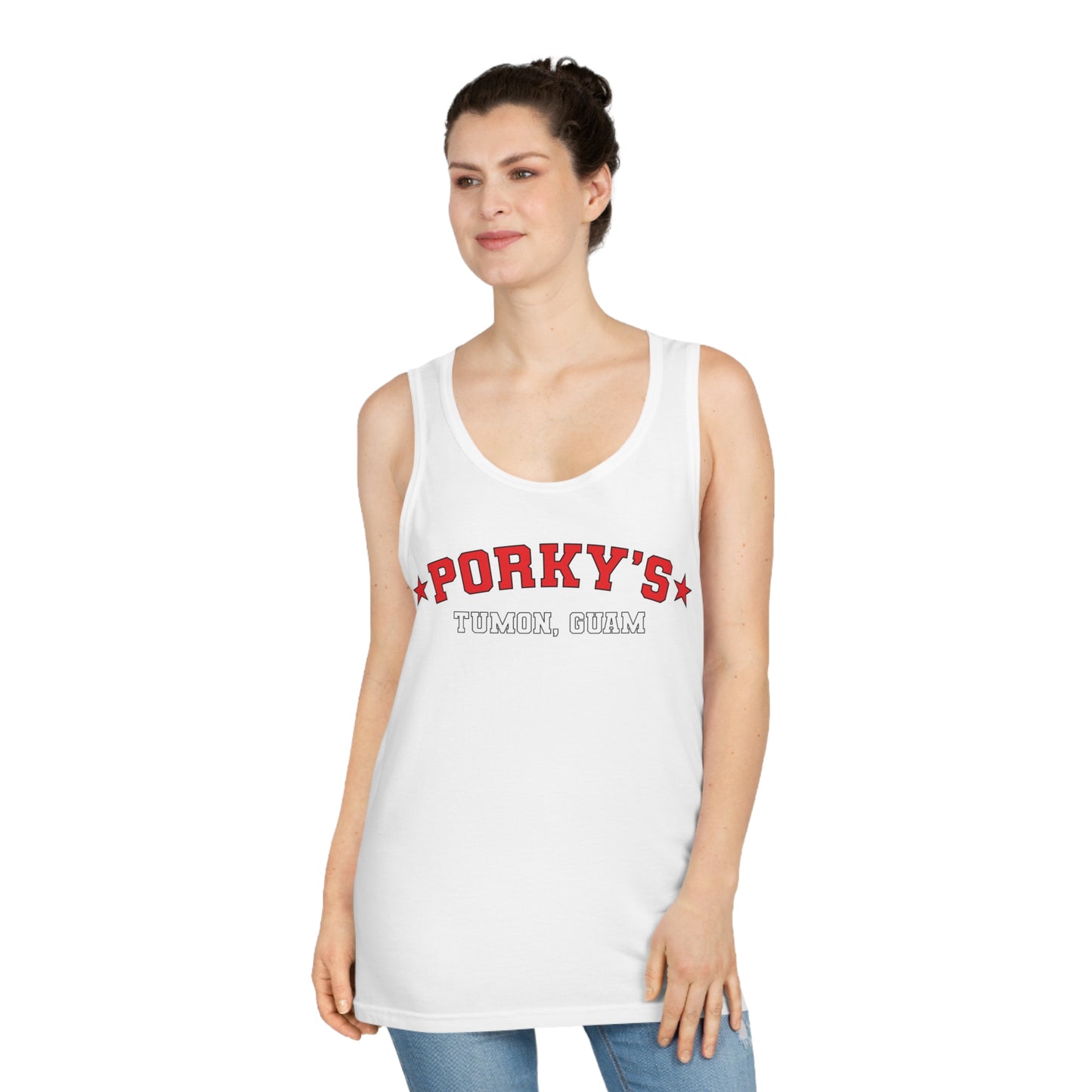 Porky's Tumon Guam Unisex Softstyle Tank Top