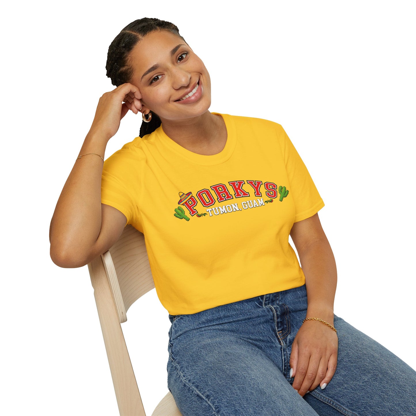 Porkys Cinco de Mayo Celebration T-Shirt | Unisex Softstyle