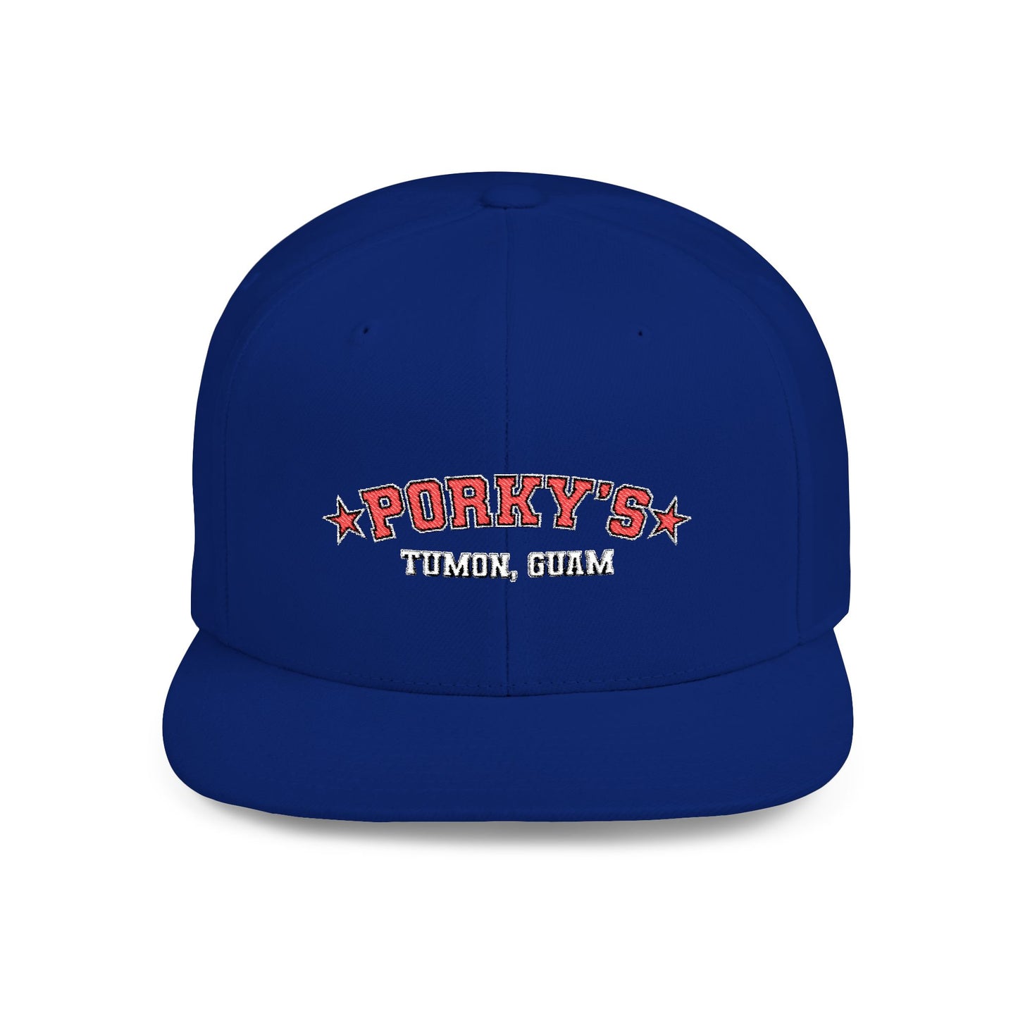 Porky's Guam Flat Bill Snapback Hat