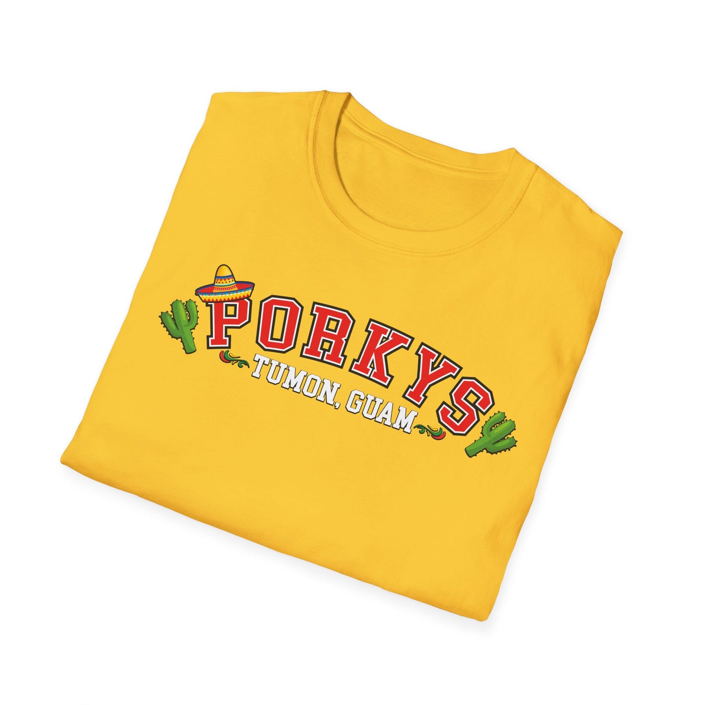 Porkys Cinco de Mayo Celebration T-Shirt | Unisex Softstyle
