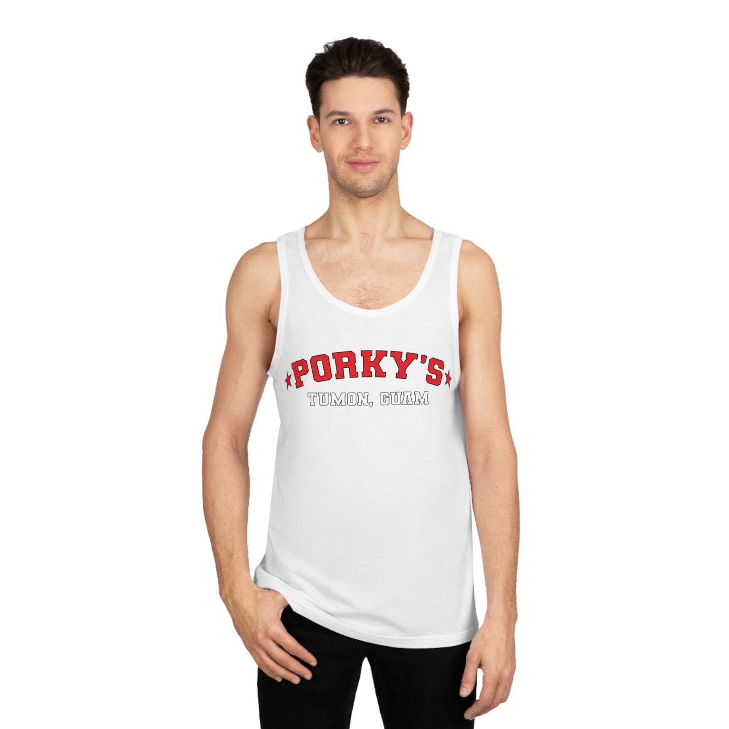 Porky's Tumon Guam Unisex Softstyle Tank Top