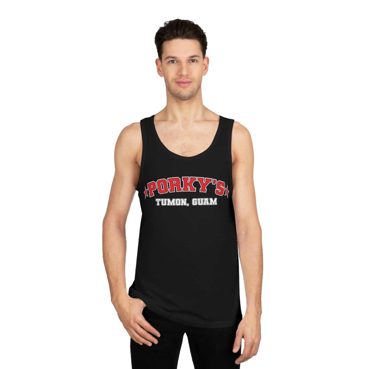 Porky's Tumon Guam Unisex Softstyle Tank Top