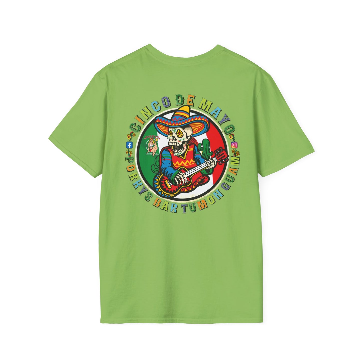 Porkys Cinco de Mayo Celebration T-Shirt | Unisex Softstyle