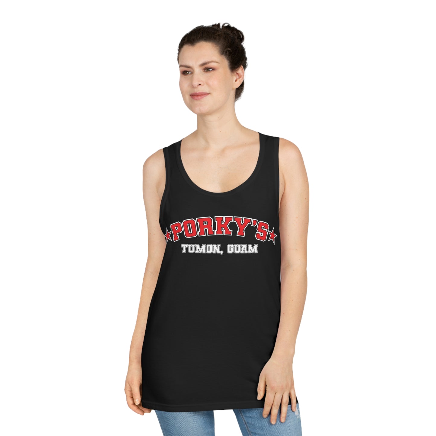 Porky's Tumon Guam Unisex Softstyle Tank Top