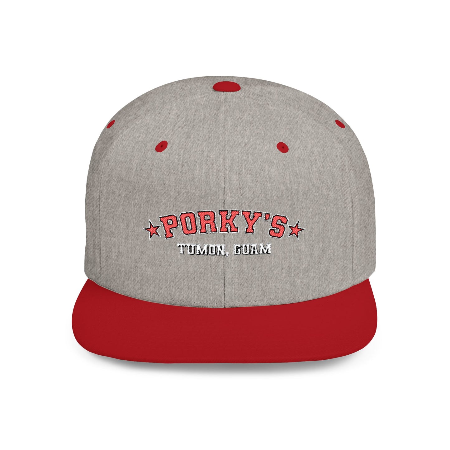 Porky's Guam Flat Bill Snapback Hat