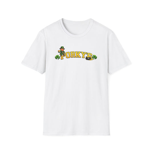 Porky’s St. Patrick’s Day T-Shirt — Lucky Leprechaun Beer Pub Tee