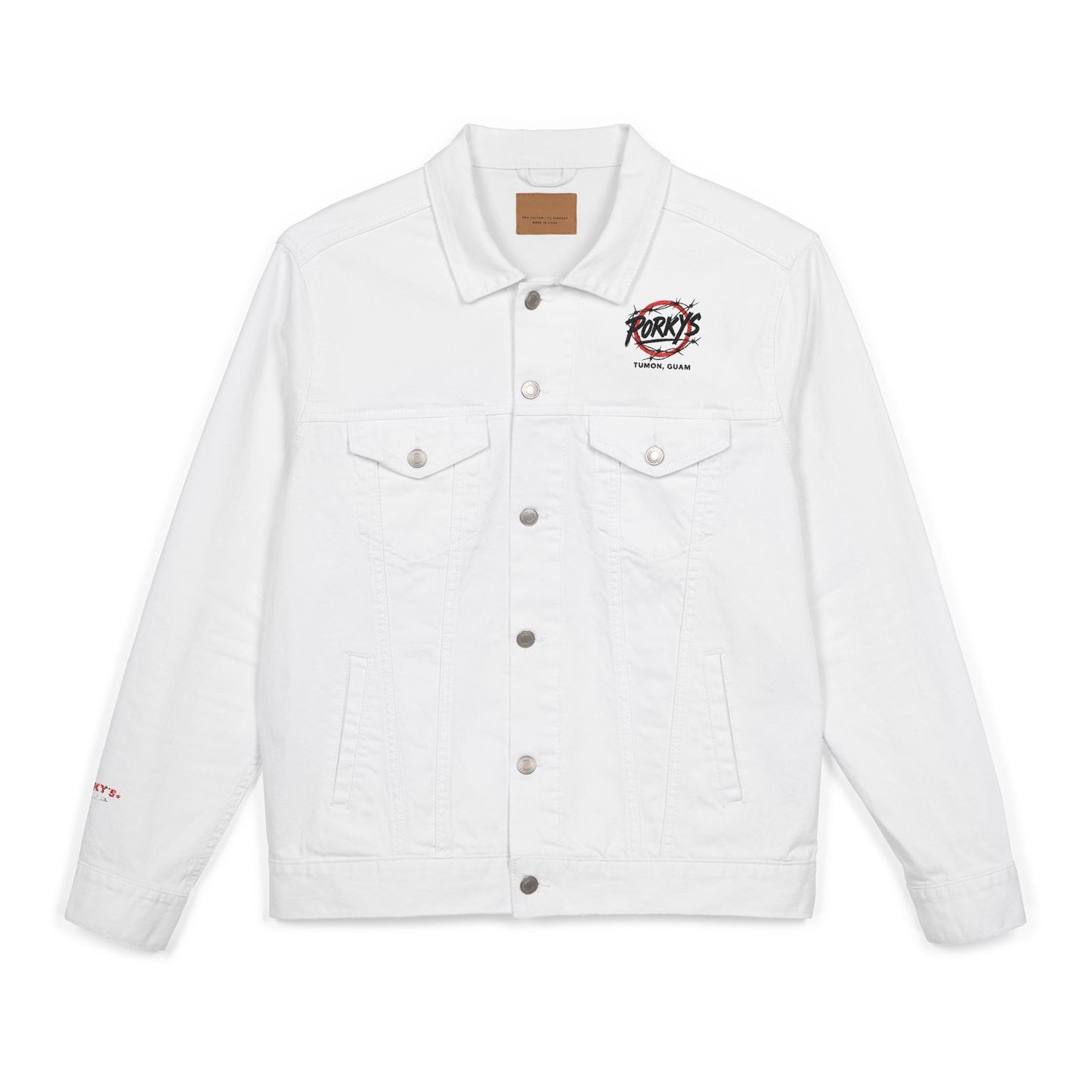 Porkys Rock Unisex Denim Jacket (Embroidery)