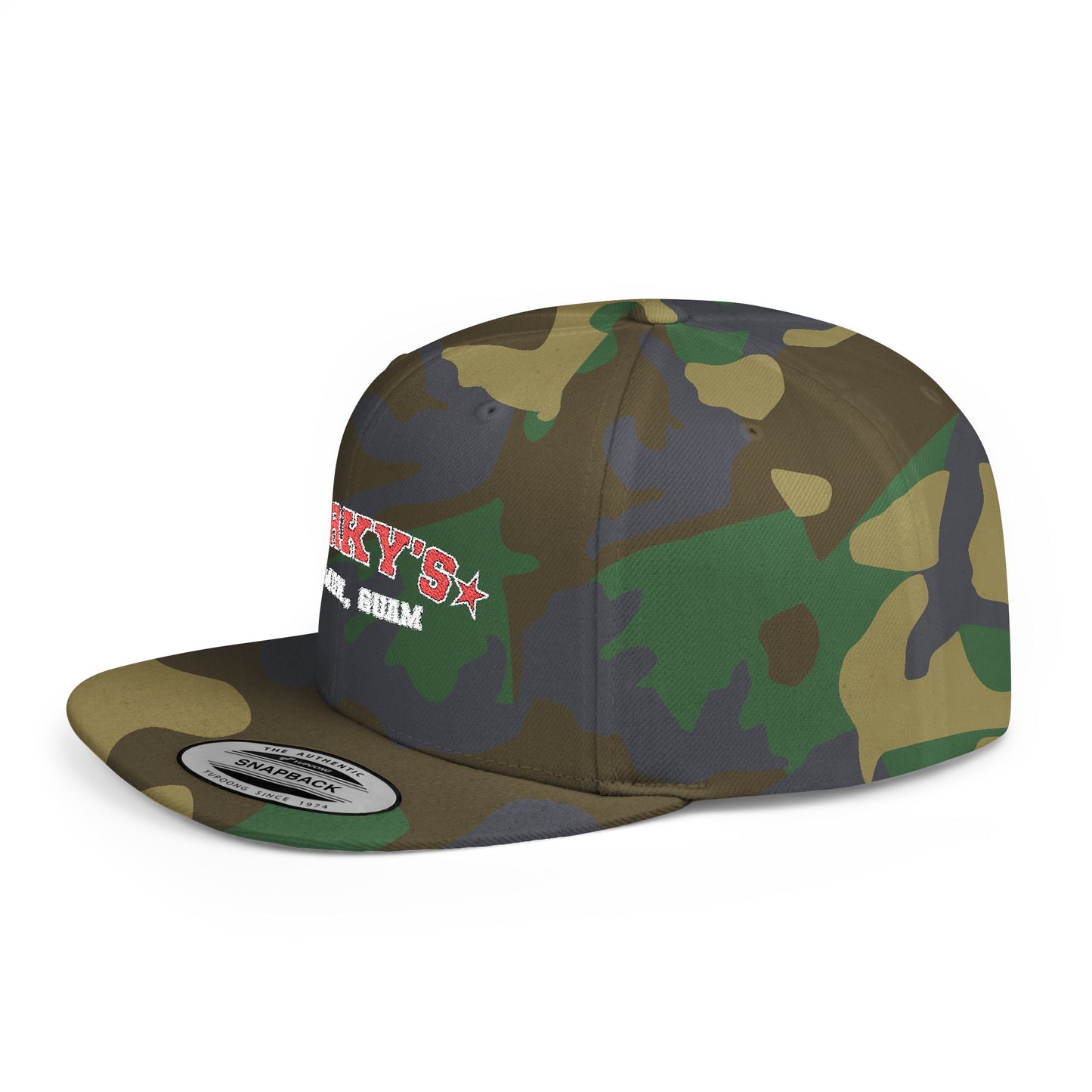 Porky's Guam Flat Bill Snapback Hat