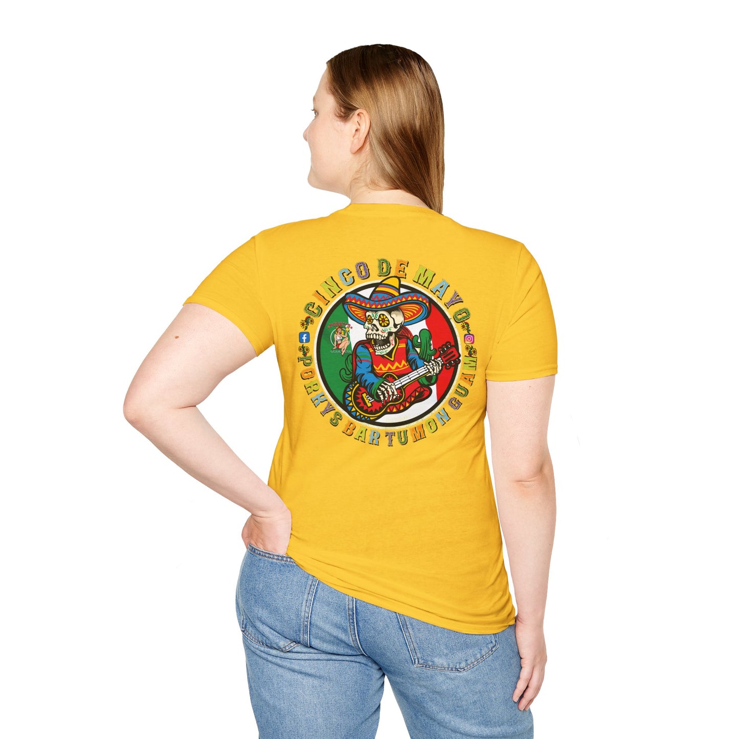 Porkys Cinco de Mayo Celebration T-Shirt | Unisex Softstyle