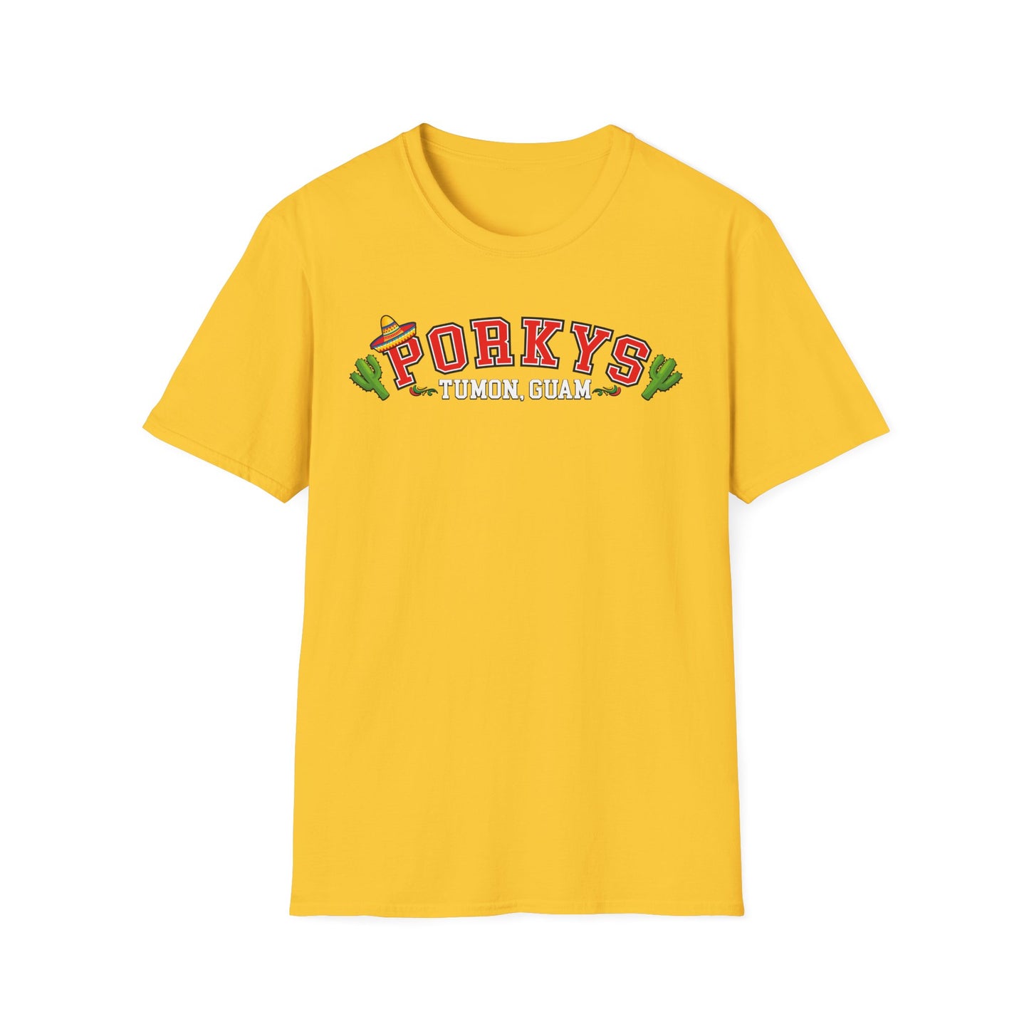 Porkys Cinco de Mayo Celebration T-Shirt | Unisex Softstyle