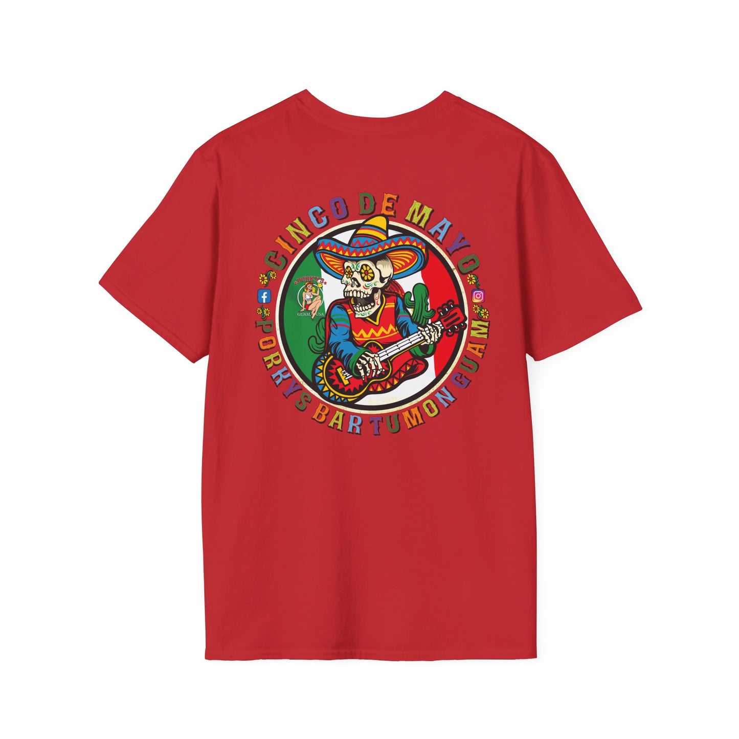 Porkys Cinco de Mayo Celebration T-Shirt | Unisex Softstyle