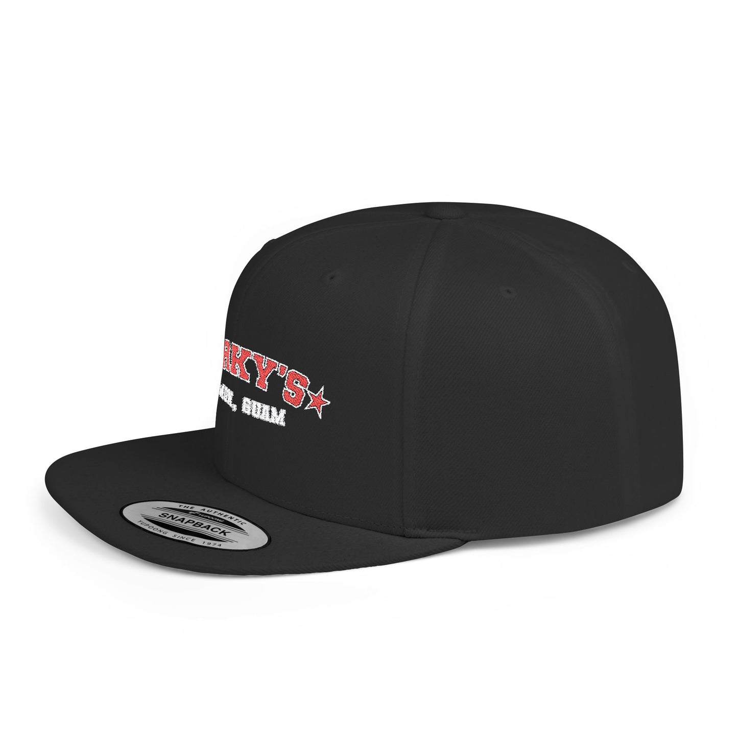 Porky's Guam Flat Bill Snapback Hat