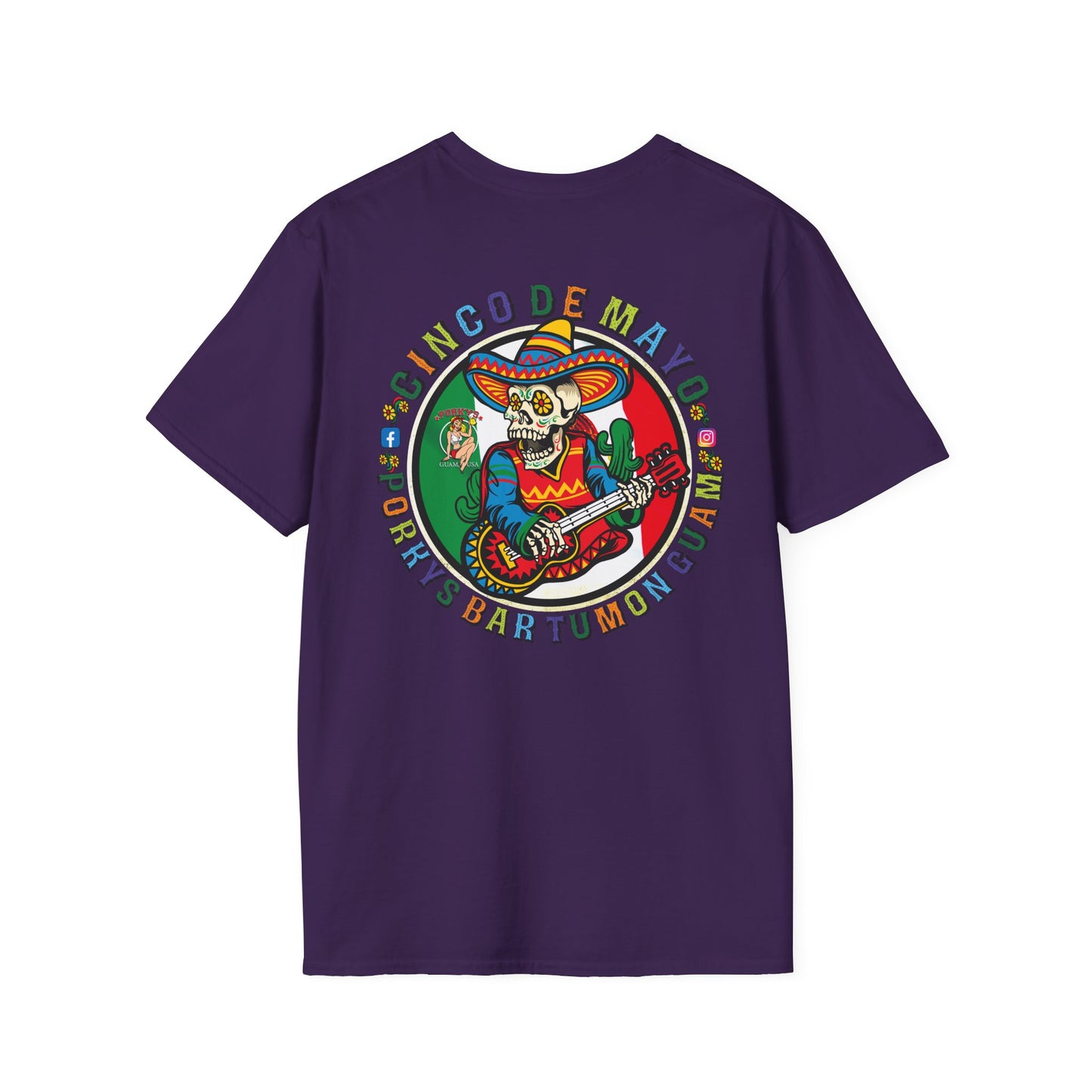 Porkys Cinco de Mayo Celebration T-Shirt | Unisex Softstyle